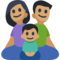 Family - Medium emoji on Facebook